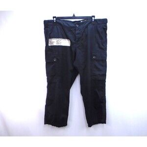 Vintage Ralph Lauren Women Size 14 Cargo Capri Black Pants Adjustable Hong Kong